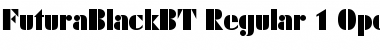 Download Futura Black Font Download Futura Black Font