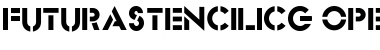 Download FuturaStencilICG Font Download FuturaStencilICG Font
