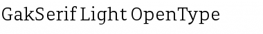 Download GakSerif Font Download GakSerif Font