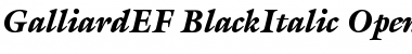 Download GalliardEF-BlackItalic Font Download GalliardEF-BlackItalic Font