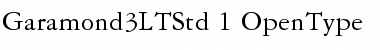 Download Garamond 3 LT Std Font Download Garamond 3 LT Std Font