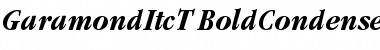 Download GaramItcTBolConIta Font Download GaramItcTBolConIta Font