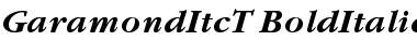 Download GaramItcTBolIta Font Download GaramItcTBolIta Font