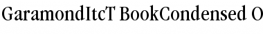 Download GaramItcTBooCon Font Download GaramItcTBooCon Font