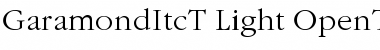 Download GaramItcTLig Font Download GaramItcTLig Font