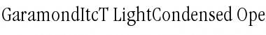 Download GaramItcTLigCon Font Download GaramItcTLigCon Font