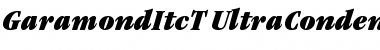 Download GaramItcTUltConIta Font Download GaramItcTUltConIta Font