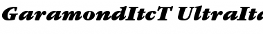 Download GaramItcTUltIta Font Download GaramItcTUltIta Font