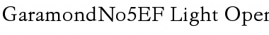 Download GaramondNo5EF-Light Font Download GaramondNo5EF-Light Font