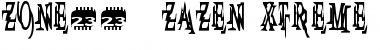Download Zone23_zazen xtreme Font Download Zone23_zazen xtreme Font