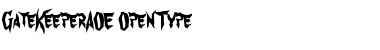 Download GateKeeperAOE Font Download GateKeeperAOE Font