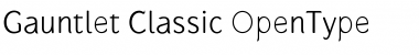 Download Gauntlet Classic Font Download Gauntlet Classic Font