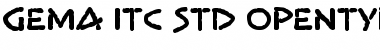 Download Gema ITC Std Font Download Gema ITC Std Font