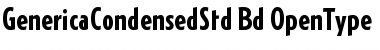 Download Generica Condensed Std Font Download Generica Condensed Std Font