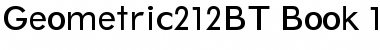 Download Geometric 212 Font Download Geometric 212 Font
