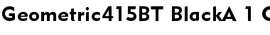 Download Geometric 415 Font Download Geometric 415 Font