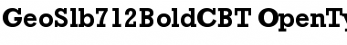 Download GeoSlb712BoldC BT Font Download GeoSlb712BoldC BT Font