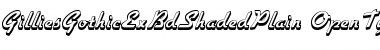 Download Gillies Gothic Ex Bd Shaded Font Download Gillies Gothic Ex Bd Shaded Font
