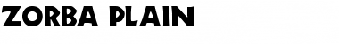 Download Zorba-Plain Font Download Zorba-Plain Font