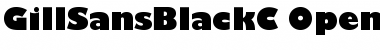 Download GillSansBlackC Font Download GillSansBlackC Font