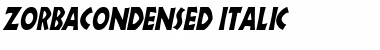 Download ZorbaCondensed Font Download ZorbaCondensed Font
