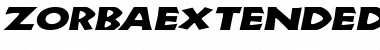 Download ZorbaExtended Font Download ZorbaExtended Font