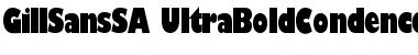 Download GillSansSA-UltraBoldCondenced Font Download GillSansSA-UltraBoldCondenced Font