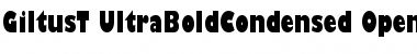 Download GiltuTUltBolCon Font Download GiltuTUltBolCon Font