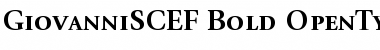 Download GiovanniSCEF Font Download GiovanniSCEF Font
