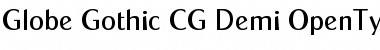 Download Globe Gothic CG Demi Font Download Globe Gothic CG Demi Font
