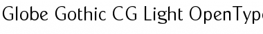 Download Globe Gothic CG Light Font Download Globe Gothic CG Light Font