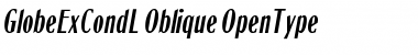 Download GlobeExCondL-Oblique Font Download GlobeExCondL-Oblique Font