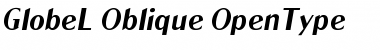 Download GlobeL-Oblique Font Download GlobeL-Oblique Font