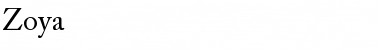 Download Zoya Font Download Zoya Font