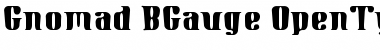 Download Gnomad-BGauge Font Download Gnomad-BGauge Font