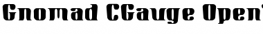 Download Gnomad-CGauge Font Download Gnomad-CGauge Font
