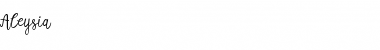 Download Aleysia Font Download Aleysia Font