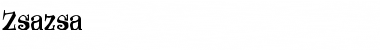 Download Zsazsa Font Download Zsazsa Font
