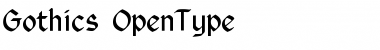Download Gothics Font Download Gothics Font