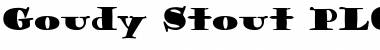 Download Goudy Stout PLC Font Download Goudy Stout PLC Font