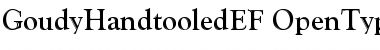 Download GoudyHandtooledEF Font Download GoudyHandtooledEF Font