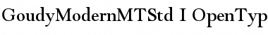 Download Goudy Modern MT Std Font Download Goudy Modern MT Std Font