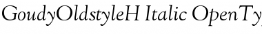 Download GoudyOldstyleH-Italic Font Download GoudyOldstyleH-Italic Font
