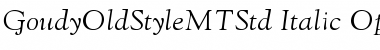 Download Goudy Old Style MT Std Font Download Goudy Old Style MT Std Font