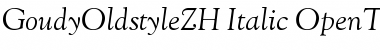 Download GoudyOldstyleZH-Italic Font Download GoudyOldstyleZH-Italic Font