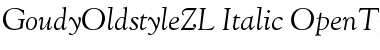 Download GoudyOldstyleZL-Italic Font Download GoudyOldstyleZL-Italic Font