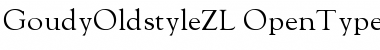 Download GoudyOldstyleZL Font Download GoudyOldstyleZL Font