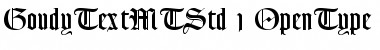 Download Goudy Text MT Std Font Download Goudy Text MT Std Font