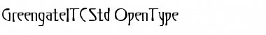 Download Greengate ITC Std Font Download Greengate ITC Std Font