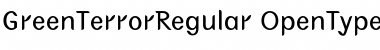 Download GreenTerrorRegular Font Download GreenTerrorRegular Font